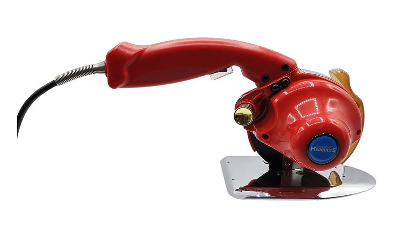 Hercules قاطع دوار كهربائي هيركوليس HRK-100 بخمس سرعات للأقمشة والجلود والأقمشة الطبيعية والاصطناعية - آلة قطع بسكين دائري مفرد ومتعدد الطبقات بقطر 4 إنش - Image 3